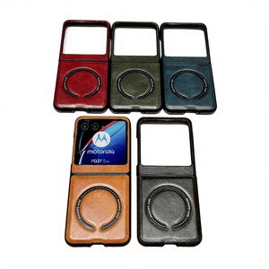 Étui de téléphone pliable magnétique pour <span class=keywords><strong>Motorola</strong></span> 50 Ultra <span class=keywords><strong>40</strong></span> Ultra - Design simple, fabrication artisanale - Product Image 1