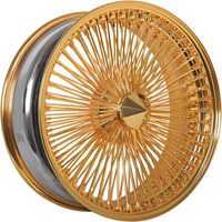 Jantes en fil d'acier FWD à roues avant motrices, couleur or, 15, 17, 20, 22 pouces, pour Chevrolet Impala, Caprice, Cadillac DeVille, Buick Regal