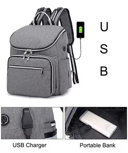 Bolsa de Pañales Multifuncional Personalizada para Mamá, Bolsa de Viaje para Bebé, Mochila para Pañales - Product Image 4