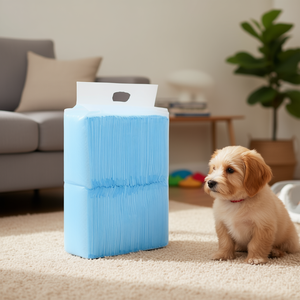 Almohadillas de entrenamiento para mascotas, juego de 100 unidades, fibra azul y blanca para mascotas D0100HP0DM7 - Product Image 2