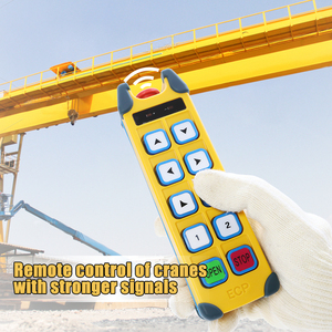 ECD-8S 8 boutons simples contrôleur de treuil de levage grue aérienne palan radio poignée industrielle sans fil télécommande - Product Image 2