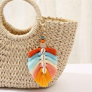 Dibujos animados Mini dinosaurio Kawaii Animal relleno llaveros de peluche juguetes lindo suave felpa hoja llavero bolsa encanto Accesorios - Product Image 2