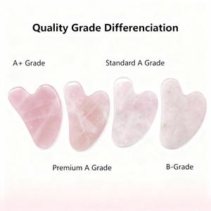 Massaggiatore Viso Snellente per la Cura della Pelle in <span class=keywords><strong>Pietra</strong></span> <span class=keywords><strong>di</strong></span> <span class=keywords><strong>Giada</strong></span> Naturale <span class=keywords><strong>Gua</strong></span> <span class=keywords><strong>Sha</strong></span> <span class=keywords><strong>di</strong></span> Alta Qualità in Quarzo Rosa per Viso e Collo - Product Image 2