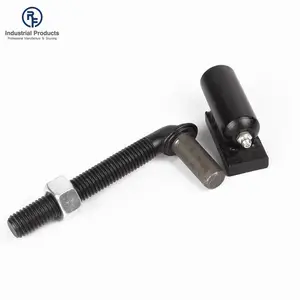 Rf quốc tế bản lề nhà sản xuất phần cứng thép đen j-bolt hàn có thể điều chỉnh Swing cổng Thùng bản lề