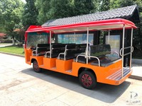 Bus électrique de tourisme certifié CE ISO, 14 places, bus de tourisme de luxe, navette touristique électrique pour station balnéaire