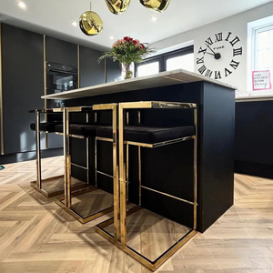 <span class=keywords><strong>Tabouret</strong></span> <span class=keywords><strong>de</strong></span> <span class=keywords><strong>bar</strong></span> moderne en velours <span class=keywords><strong>de</strong></span> luxe pour salle à manger, chaise haute <span class=keywords><strong>de</strong></span> comptoir pour la maison, les clubs, les événements, les hôtels et les îlots <span class=keywords><strong>de</strong></span> <span class=keywords><strong>bar</strong></span> - Product Image 3