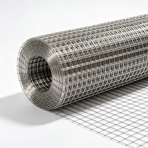Plain Weave Hardware Cloth Galvanized Welded Steel <b>Wire</b> <b>Mesh</b> Roll 1/4inchx24inchx50ft - Product Image 1