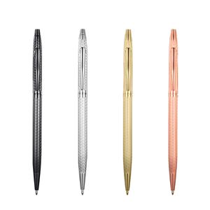 Luxus Custom Branded Rose Gold Slim Kugelschreiber für Hotels Promotion