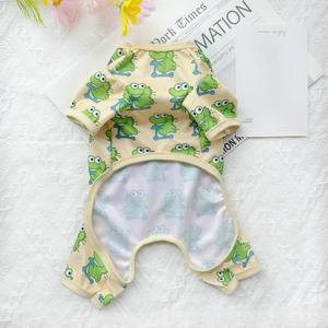 Pijamas finos clásicos de verano para mascotas pequeñas, ropa transpirable de poliéster estampada para cachorros y perros y gatos, estilo <span class=keywords><strong>Schnauzer</strong></span> de peluche - Product Image 6