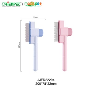 Peine Autolimpiable de Plástico para Mascotas ORIENPET & OASISPET, Elimina Pulgas y Garrapatas, Dientes Largos y Cortos, JJFD22294, Producto para Mascotas - Product Image 2