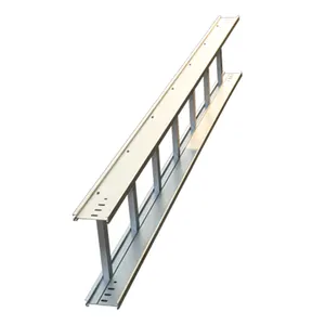 Heavy Duty Cable Ladder Support Galvanized Ladder Bridge Perforated Ladder Type Cable Tray Weight Aluminum Alloy Bridge