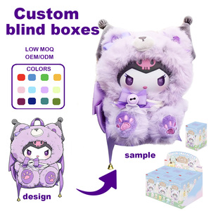 Cajas Sorpresa Personalizadas: Peluches de Hello <span class=keywords><strong>Kitty</strong></span> <span class=keywords><strong>y</strong></span> <span class=keywords><strong>Kuromi</strong></span>, MOQ Bajo, OEM/ODM, Colores/Diseños Personalizados para Pedidos al por Mayor B2B - Product Image 1