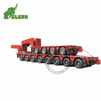 Remorque modulaire pour le transport d'équipements lourds, 200 tonnes, hydraulique, multi-essieux