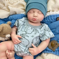 Poupées Reborn en Silicone Personnalisées 20 pouces LouLou, Poupée de Simulation Nouveau-né en Silicone Platine Intégral, Commande en Gros pour Cadeaux et Marché de Gros