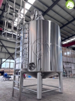 Cuve de Fermentation de Yaourt en Acier Inoxydable de Qualité Alimentaire 5KL avec Agitateur Ancre, Équipement Commercial de Traitement Laitier