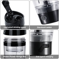 Shaker électrique avec USB 16 Oz 450 ml 650ml Shaker à protéines pour auto-fabricant