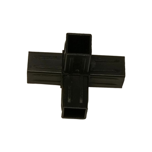Conectores de plástico de 2 y 3 vías para tubo cuadrado de aluminio de 25 mm, herrajes para ventanas y puertas de aluminio, tubo cuadrado - Product Image 2