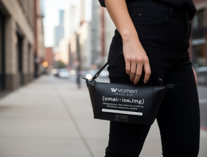 กระเป๋าคลิปหนีบแบบสามพับสำหรับผู้หญิง วัสดุ PU ขนาดเล็ก มีโลโก้ ใช้ได้ทุกฤดูกาล - Product Image 2