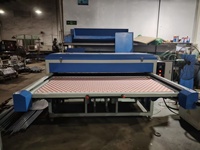 Nouvelle presse à chaud hydraulique automatique 120*150cm, 1 face, 2 stations, certifiée CE, pour plaques en aluminium, céramique, verre, murs décoratifs et bois