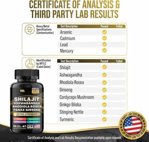 OEM Sea Moss 7000mg Aceite De Semilla Negra 4000mg Ashwagandha 2000mginger & Shilajit 9000mg Shilajit y cápsula Seamoss - Product Image 3