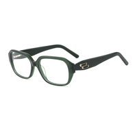 Gafas Jinhong Unisex, Monturas Ópticas 2026, Montura de Gafas de Acetato Irregular, Estilo Retro Vintage