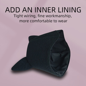 Luling Yaoyao <b>Cat</b> <b>Hat</b> One Size Black Magic Halloween <b>Costume</b> Photo Booth Prop - Product Image 4