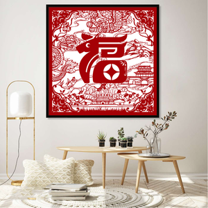 ภาพวาดตกแต่งบ้านแนวธรรมชาติ ภาพพิมพ์ความละเอียดสูง 1:1 ดีไซน์แบบดั้งเดิม ผลงานศิลปะเคลือบเงาดั้งเดิมของอาจารย์หลิว ปิน 'ฟู่' - Product Image 5