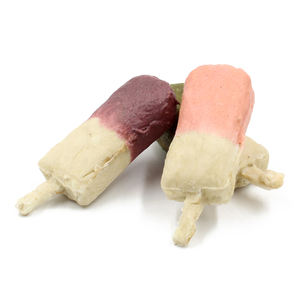 Friandises dentaires pour chiens : Os protéinés en cuir de vache recouverts de pâte de poulet, texture dure et durable, pour le nettoyage des dents - Product Image 4