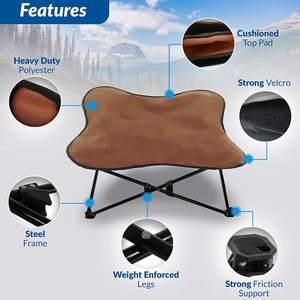 Cama plegable para perro, cama elevada portátil para mascotas, para interior, exterior, viaje, Camping - Product Image 4