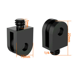 Adaptador de trípode pequeño TENGDAFEI de 1/4 de pulgada para cámaras de acción DJI GoPro Insta360, accesorio de montaje - Product Image 1
