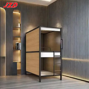 <span class=keywords><strong>Lit</strong></span> Capsule JZD pour Hôtel Spatial Nouveau Modèle Lits Superposés pour Auberge de Jeunesse Mobilier de Chambre à Coucher Moderne et Économique Cabine de Couchage - Product Image 1