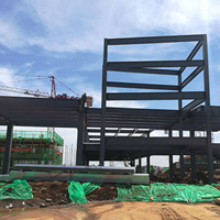 Structure en acier préfabriquée pour entrepôt, usine, vente de bâtiments à ossature métallique, bâtiments commerciaux préfabriqués en acier