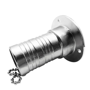 38/50MM Mirror Polish <b>Marine</b> Deck Filler <b>Cap</b> AISI 316 Stainless Steel Deck Filler with Keyless <b>Cap</b> GAS DIESEL FUEL WASTE WATER - Product Image 6