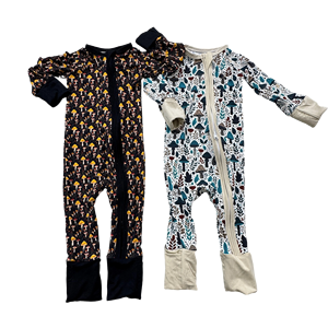 Großhandel für Jungen und Mädchen: Maßgefertigte 0-16J Bambus-Babykleidung, Lässige Zweiwege-Baby-Pyjamas, Kinder-Langarmkleidung - Product Image 5