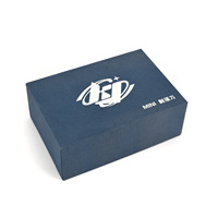 Boîte cadeau rigide en papier écologique personnalisée de haute qualité avec pelliculage mat et gaufrage pour faveurs de mariage et promotion commerciale