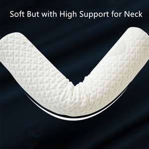 Memory Foam Neck Roll <strong>Pillow</strong> Cylinder Yoga <strong>Bed</strong> <strong>Bolster</strong> <strong>Pillow</strong> for Sleeping Viscose Bamboo Tube <strong>Pillow</strong> for Spine Discomfort - Product Image 6