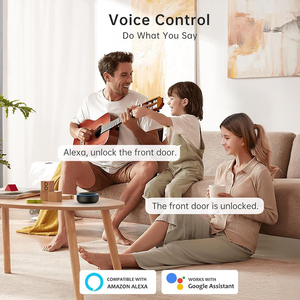 Cerradura Inteligente Estilo Europeo EY-608, APP+SDK+Aplicación Tuya+Huellas Dactilares+Contraseña+Tarjeta+Llave, Desbloqueo WIFI en la Nube, Aleación de Aluminio y Acero - Product Image 6