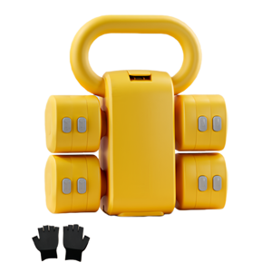 CZFIT Vente en gros – Combo haltères et kettlebells multicolores réglables, poids d'entraînement détachables pour la maison, le bureau et la remise en forme - Product Image 2