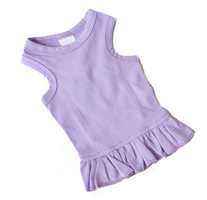 Ropa para Mascotas de Primavera/Verano, Vestido para <span class=keywords><strong>Perro</strong></span>, <span class=keywords><strong>Chaleco</strong></span> de Algodón 100% Suave, Multicolor, Liso, Venta al Por Mayor - Product Image 3