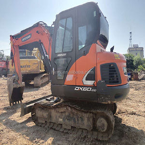 Mini excavadora de corea, excavadora usada <span class=keywords><strong>doosan</strong></span> <span class=keywords><strong>dx55</strong></span>, excavadora sobre orugas - Product Image 1