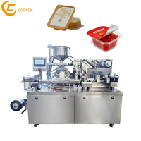 Machine automatique de formage et d'emballage sous blister pour miel, beurre, fromage, huile et ketchup