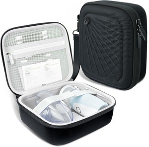 Estuche Rígido de Transporte EVA para Inhalador de Asma, Estuche Rígido Impermeable para Nebulizador Médico para Viajes - Product Image 1