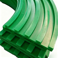 Rail de guidage linéaire en nylon MC sur mesure usiné CNC, rail coulissant en plastique à faible friction