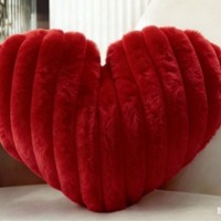 Coussin décoratif en forme de cœur 40x35cm, lavable en machine, coussin d'amour pour la Saint-Valentin, pour salon, canapé, chambre à coucher