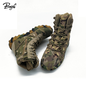 Botas de <span class=keywords><strong>Desierto</strong></span> de Camuflaje al por Mayor, Material de Cuero de Gamuza, Absorción de Sudor - Product Image 2