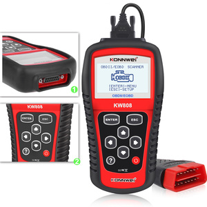 La máquina de diagnóstico de coche <span class=keywords><strong>KONNWEI</strong></span> KW808 es compatible con todos los vehículos de gasolina y diésel de 12V/vehículo eléctrico híbrido - Product Image 1