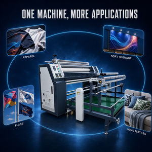 <strong>Calandra</strong> Sublimation Heat Press Machine Automatic Pneumatic Driven Flatbed For Fabric 220V/380V - Product Image 5