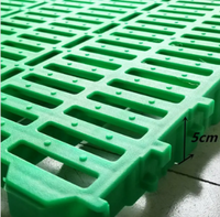 Plancher à lattes en plastique de haute qualité pour l'élevage de moutons, plancher à lattes en plastique 600*600mm pour moutons