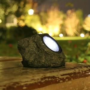 Lámpara Solar para Patio, Simulación de Piedra, Decoración para Jardín y Césped, Foco LED Impermeable - Product Image 1