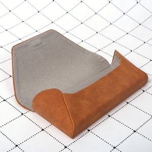 Wholesale Logo Custom 4 Colors PU Leather Cover Sunglasses <b>Case</b> <b>for</b> Women Men Portable Hard <b>Glasses</b> <b>Case</b> Box - Product Image 6